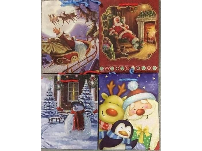 Panorama Decorative bag glitter Christmas PL-2Br mix