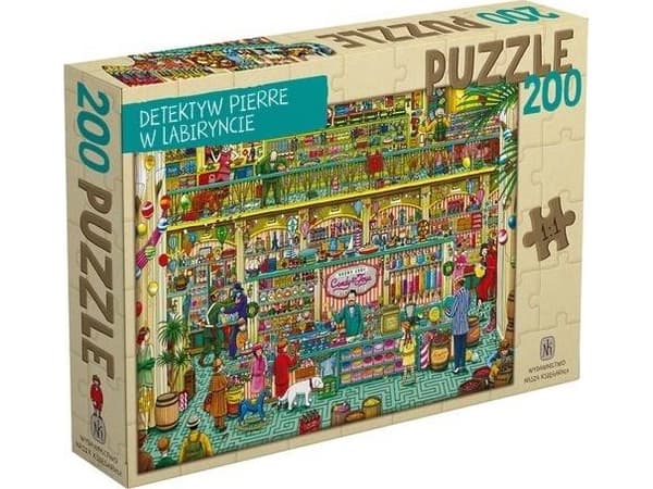 Bokhandelen vår PUZZLE DETECTIVE PIERRE I LABYRINTEN