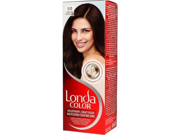 Londacolor Cream hårfarge nr 5/0 medium brun