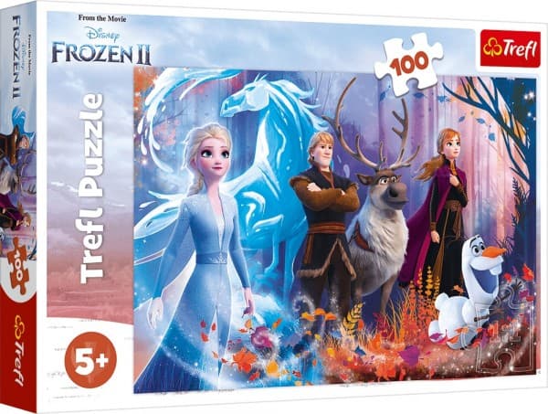 Trefl Puzzle 100 Magic of the Frozen
