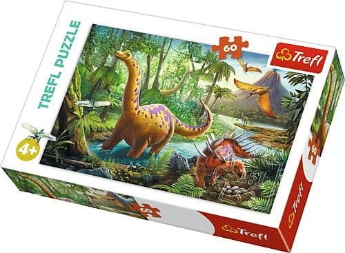 Trefl 5900511173192, 60 stykker, Dinosaurer, 4 år
