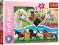 Miniatyrbild 1 av 2: Trefl Puzzle 200el Beautiful horses 13248 Trefl