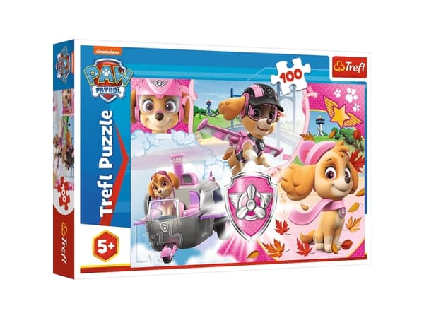 Trefl Skye in action, 100 styck, Tecknade serier, 5 År