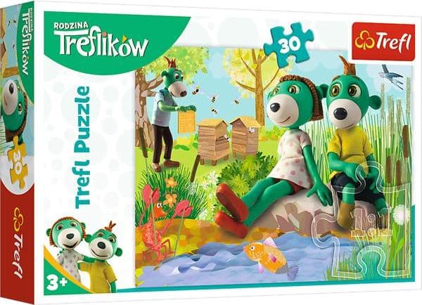 Trefl Puzzle 30 biter Trefliki ved dammen (18265)