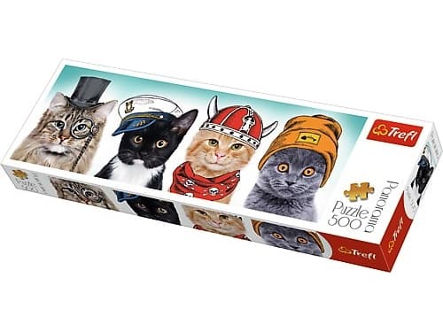 Trefl puslespill, 500 brikker. Panorama – Fluffy Crew (GXP-645440)