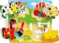 Miniatyrbilde 2 av 2: Viga Trepuslespill Farm Puzzle Surprise Viga Leker