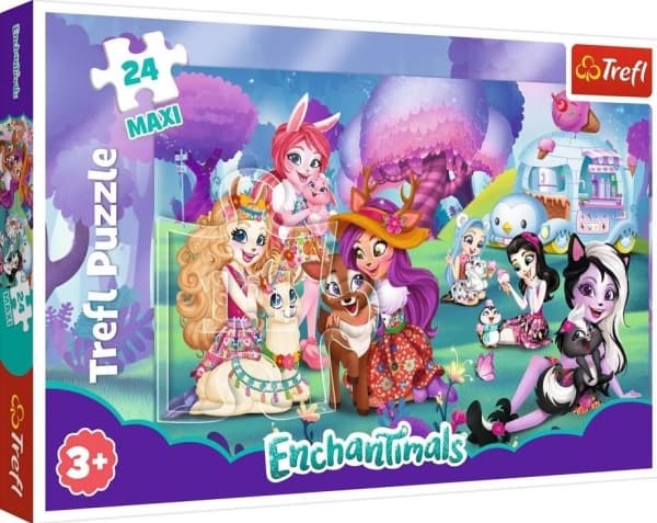 Trefl Puzzle 24 maxi The cheerful world of Enchantimals