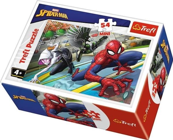Trefl Puzzle 54 mini Hämähäkkimiehen aika 1