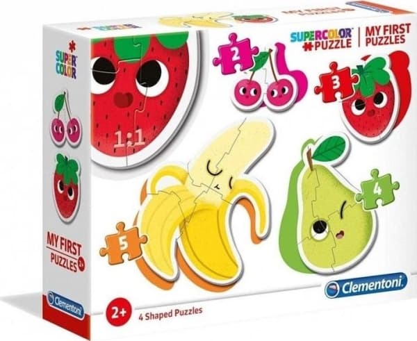 Clementoni My First Puzzles, 3 kpl, Ruoka & juomat, 2 vuosi/vuosia