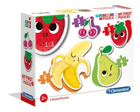 Clementoni My First Puzzles, 3 kpl, Ruoka & juomat, 2 vuosi/vuosia