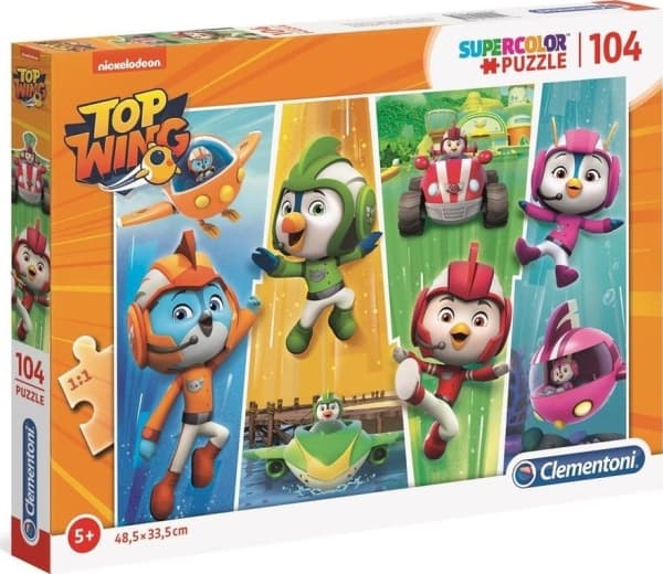 Clementoni Top Wing, 104 kpl, Sarjakuvat, 6 vuosi/vuosia
