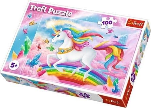 Trefl Pussel 100 Enhörningarnas kristallvärld