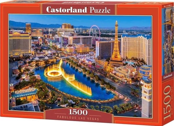 Castorland Fabulous Las Vegas 1500 pcs, 1500 stykker, By, 9 år