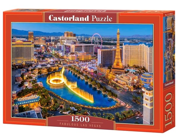 Castorland Fabulous Las Vegas 1500 pcs, 1500 stykker, By, 9 år