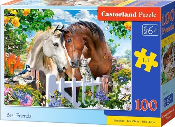 Castorland B-111121, 100 kpl, Eläimet, 6 vuosi/vuosia