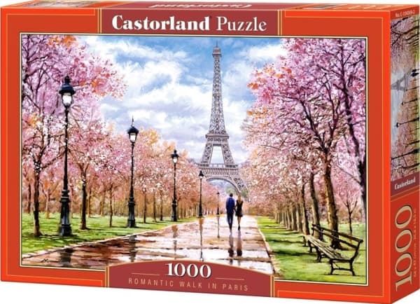 Castorland Romantic Walk in Paris 1000 pcs, 1000 styck, Stad, 9 År