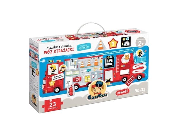 Pussel Czuczu Pussel med hål Brandmotor 23 element