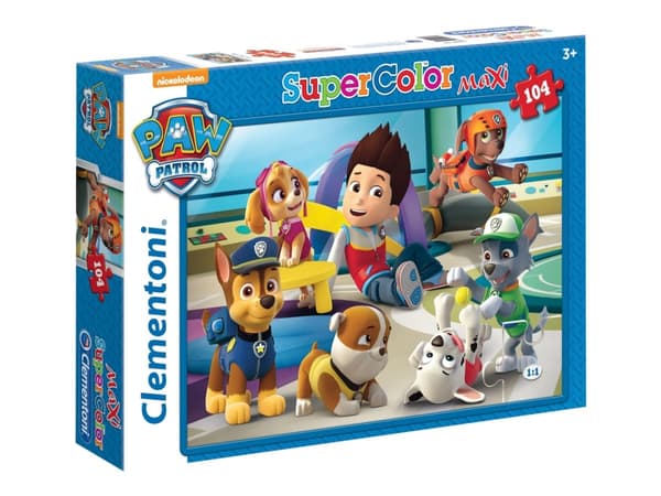 Clementoni SuperColor Maxi - PAW Patrol - pussel - 104 delar