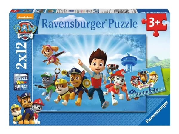 Ravensburger - Ryder and The Paw Patrol - puslespill - 12 deler