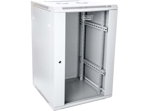 Veggskap 19'' 18U 600x600 RAL7035