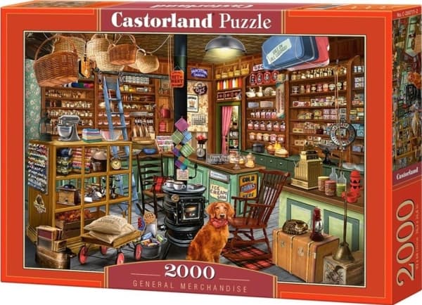 Castorland General Merchanise 2000 pcs, 2000 styck, Konst, 9 År