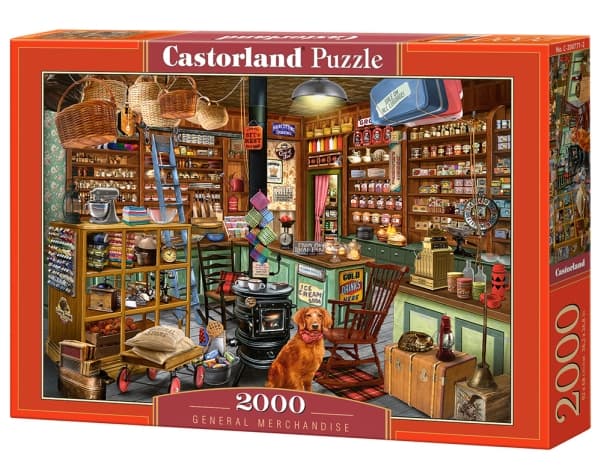 Castorland General Merchanise 2000 pcs, 2000 styck, Konst, 9 År