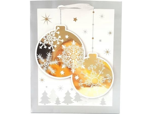 JU-PITER Julklappspåse 3D 9016B 26x32x10cm p12, pris per 1 st