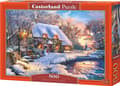 Pikkukuva 3 / 4: Castorland Winter Cottage 500 pcs, 500 kpl, Maisema, 9 vuosi/vuosia