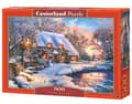 Pikkukuva 1 / 4: Castorland Winter Cottage 500 pcs, 500 kpl, Maisema, 9 vuosi/vuosia
