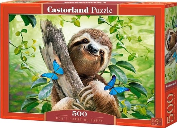 Castorland Don''t Hurry Be Happy 500 pcs, 500 kpl, Eläimet, 9 vuosi/vuosia