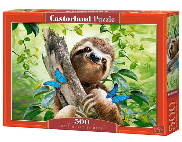 Castorland Don''t Hurry Be Happy 500 pcs, 500 kpl, Eläimet, 9 vuosi/vuosia