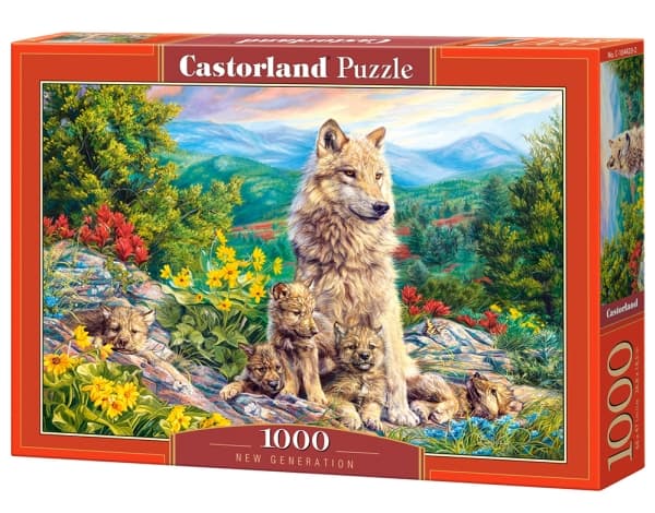 Castorland New Generation 1000 pcs, 1000 styck, Djur, 9 År