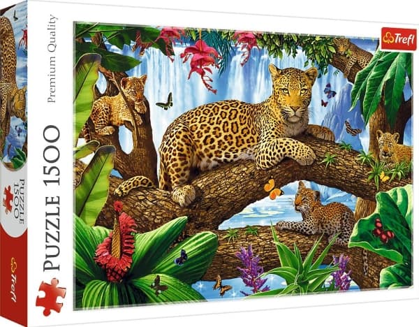 Trefl Puzzle 1500 elementtiä Lepo puiden keskellä
