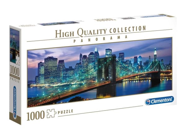 Clementoni High Quality Collection Panorama - New York Brooklyn Bridge - puslespill - 1000 deler