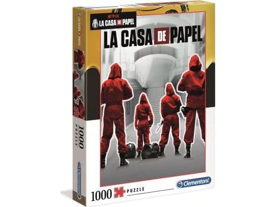 Clementoni Netflix - Money Heist (La Casa de Papel) - pussel - 1000 bitar