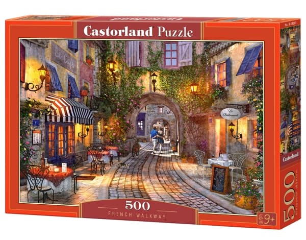 Castorland French Walkway 500 pcs, 500 styck, Stad, 9 År