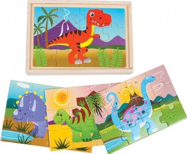 Dromedar Trepuslespill - Dinosaurer i en boks 02503