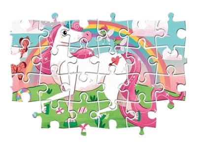 Clementoni 2X20Pcs.Puzzle I Believe In Unicorns 24