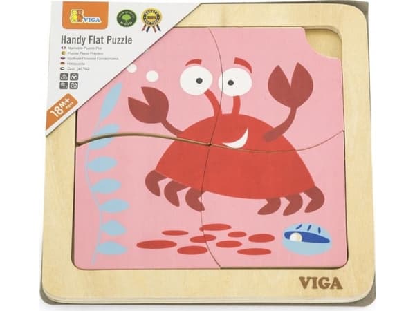 Viga Viga 50146 Puslespill på matte - krabbe