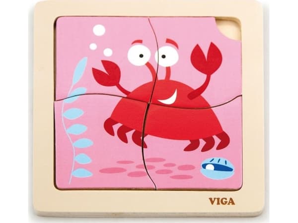 Viga Viga 50146 Puslespill på matte - krabbe
