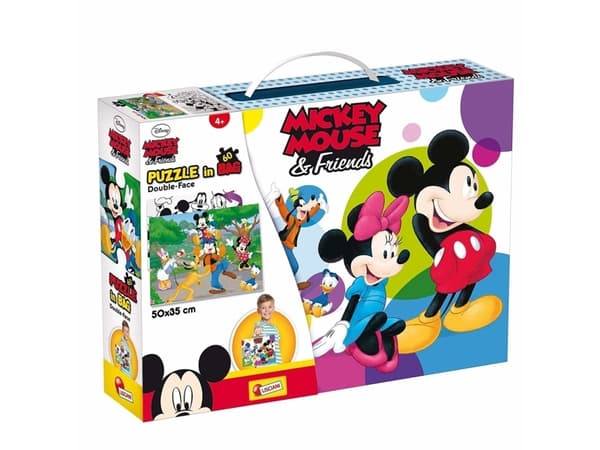 Lisciani Puzzle In Bag 60 Mickey, 3 år
