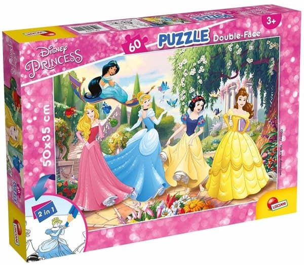 Lisciani Puzzle Df Plus 60 Princess, 3 år
