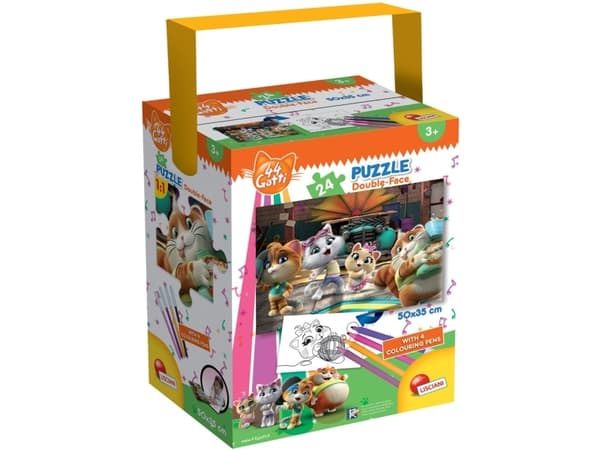 Lisciani Giochi Tub Puzzle Mini 24 44 Gatti Cool Cats!, Ethvert køn, Nemo