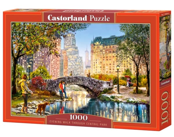 Castorland Evening Walk Through Central Park 1000 pcs, 1000 styck, Stad, 9 År