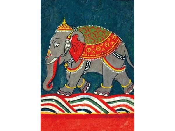 Museums & Galleries Karnet B6 z kopertą - Caparisoned Elephant