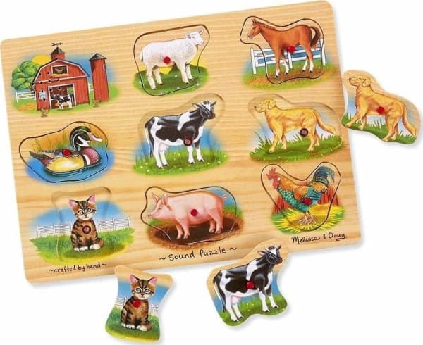 Melissa & Doug MELISSA Puzzle drewniane Farma 10268