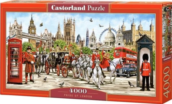 Castorland Pride of London 4000 pcs, 4000 stykker, By, 9 år