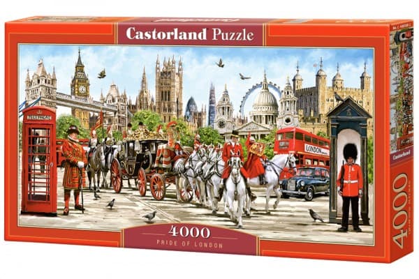 Castorland Pride of London 4000 pcs, 4000 stykker, By, 9 år