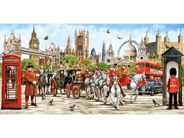 Castorland Pride of London 4000 pcs, 4000 stykker, By, 9 år