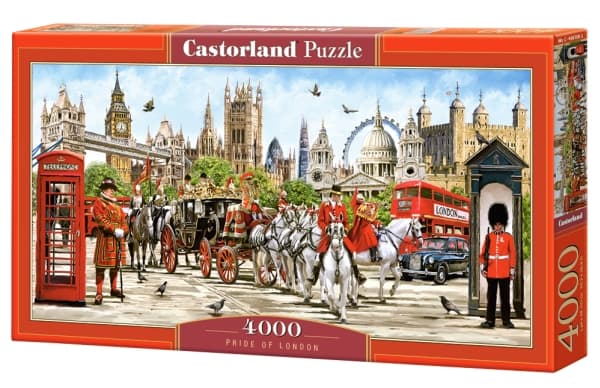 Castorland Pride of London 4000 pcs, 4000 stykker, By, 9 år